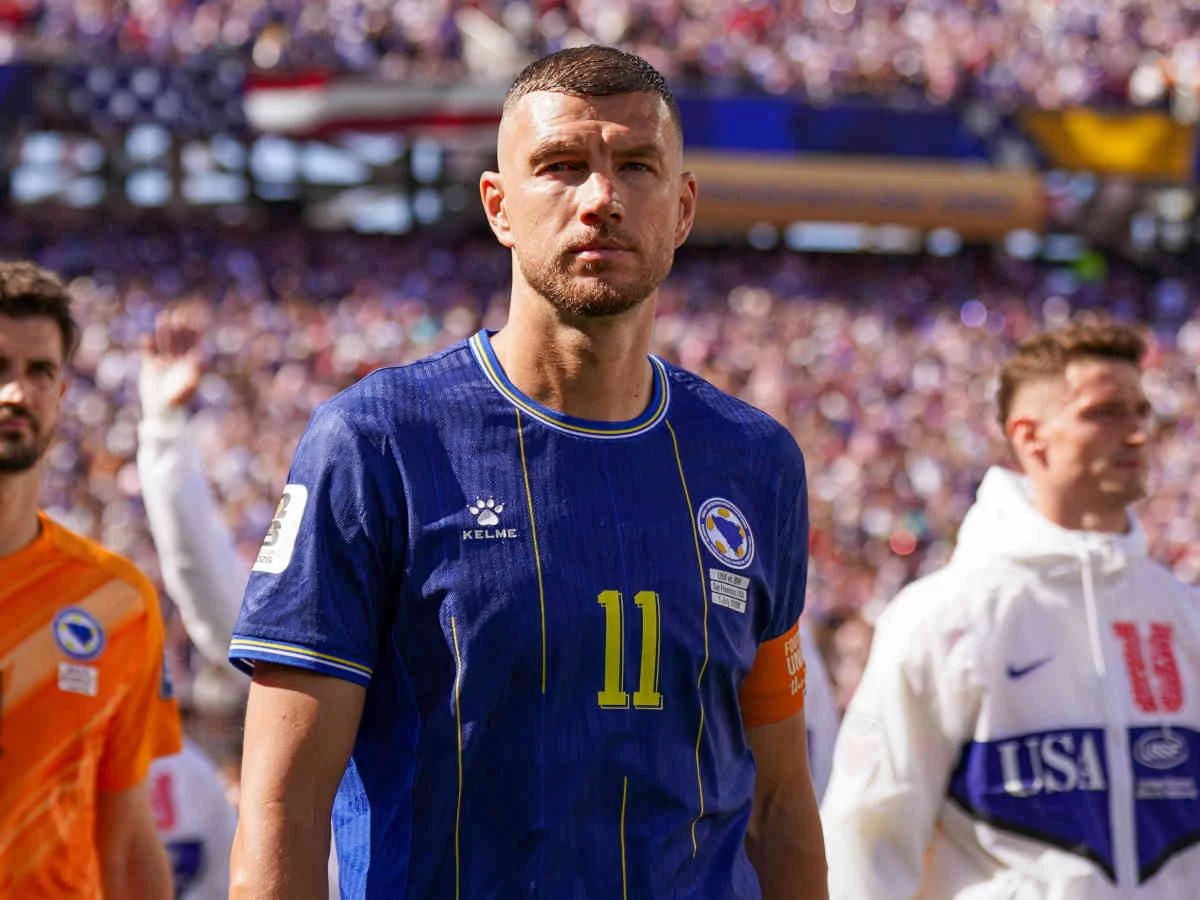 Edin Dzeko verkündet seinen Rücktritt aus der bosnischen Nati