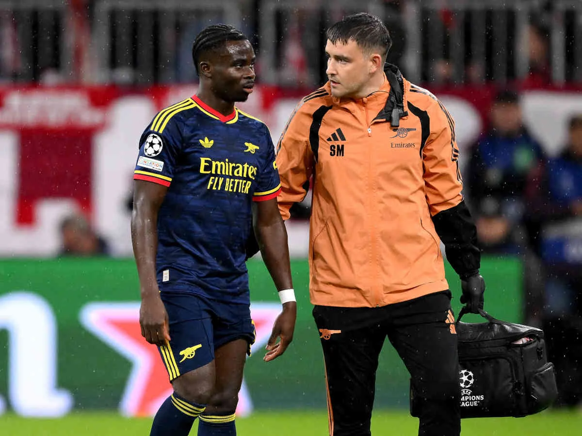 Bei Bukayo Saka sieht es nicht gut aus