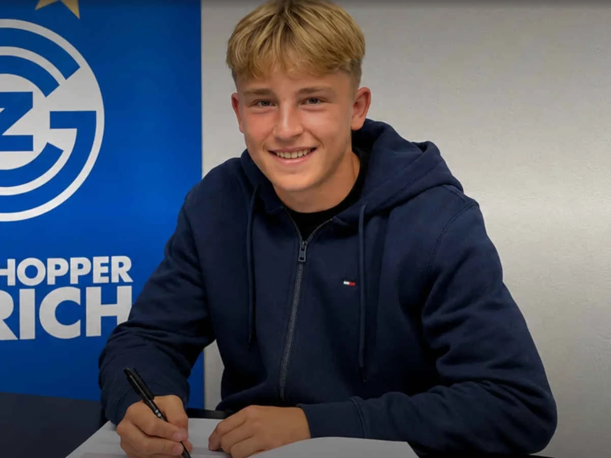 Das erst 15-jährige Supertalent Jaron Metzger macht bei GC grossen Schritt