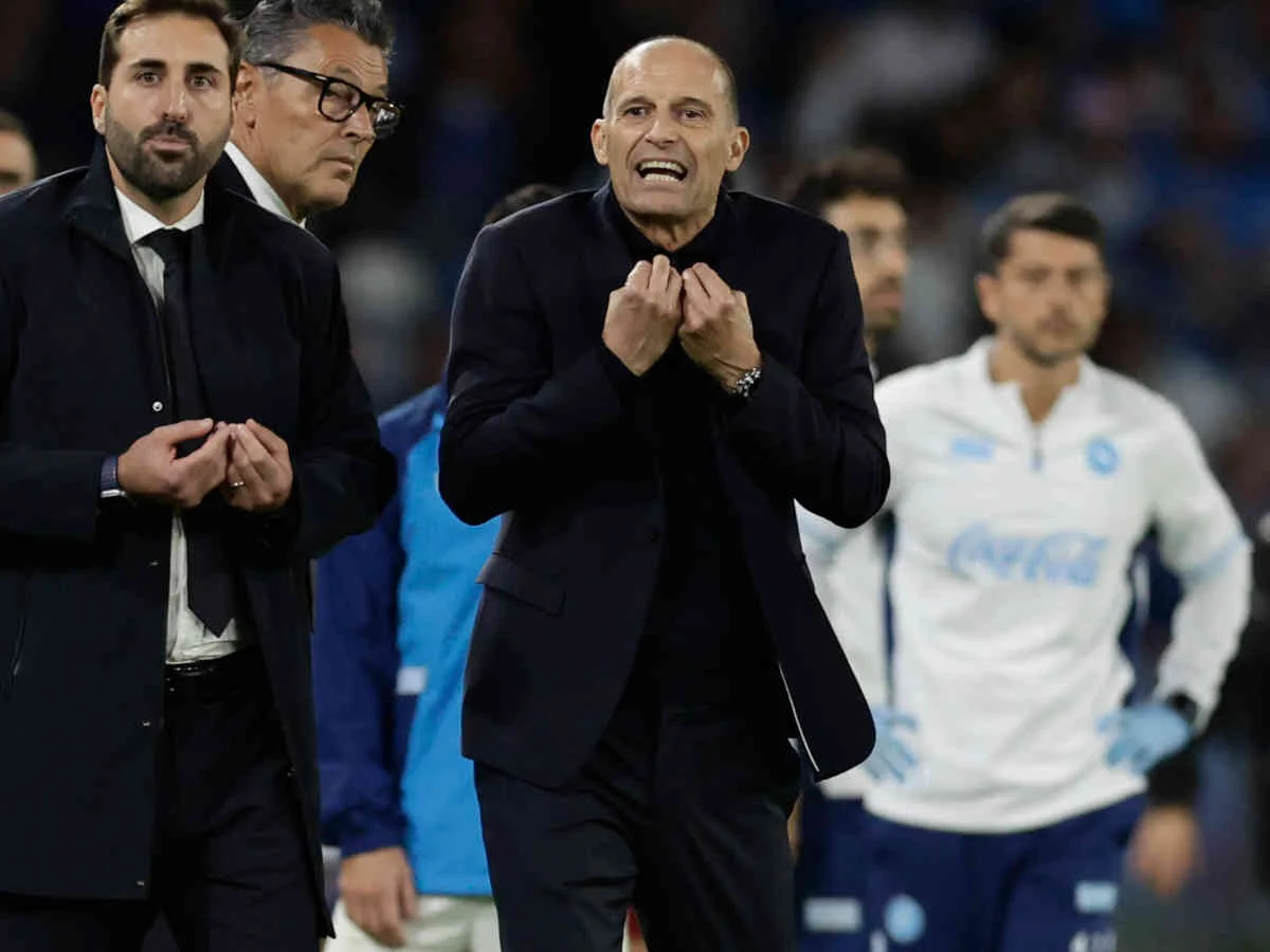 Napoli-Coach Massimiliano Allegri wird heftig bestraft